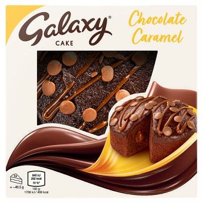 Galaxy Chocolate Caramel, Cake