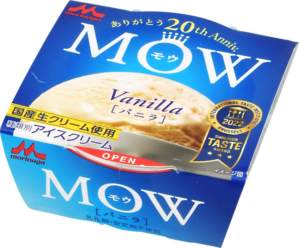 MOW(モウ) アイスクリーム - バニラ (140mL)