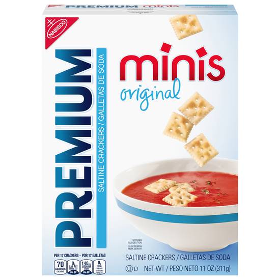 Premium Minis Original Saltine Crackers