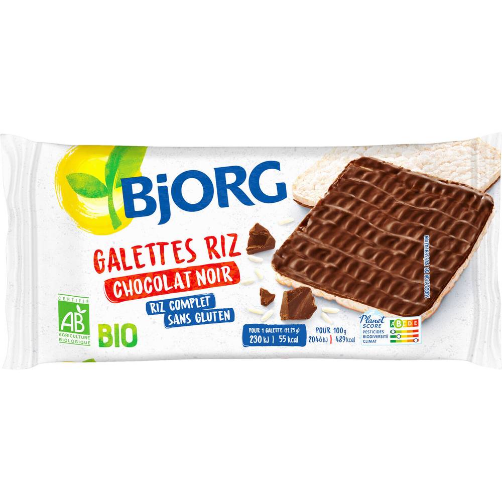 Bjorg - Bjgor galette de riz chocolat noir bio
