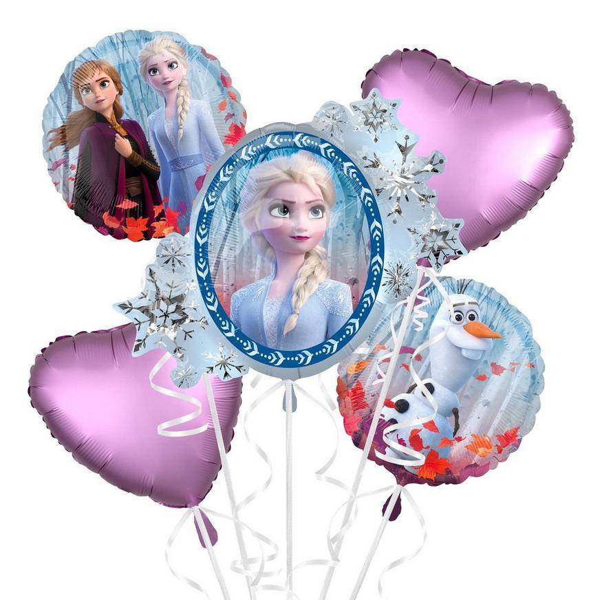 Party City Uninflated Frozen 2 Foil Balloon Bouquet