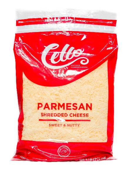 Cello Shredded Parmesan Cheese (5 lbs)
