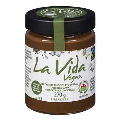 La Vida Vegan Organic Hazelnut and Chocolate Spread (270 g)