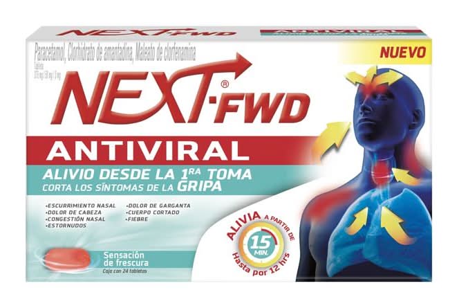 Next · Fwd antiviral tabletas (24 un)