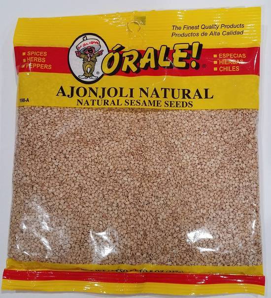Orale! Ajonjoli Sesame Seeds (8 oz)