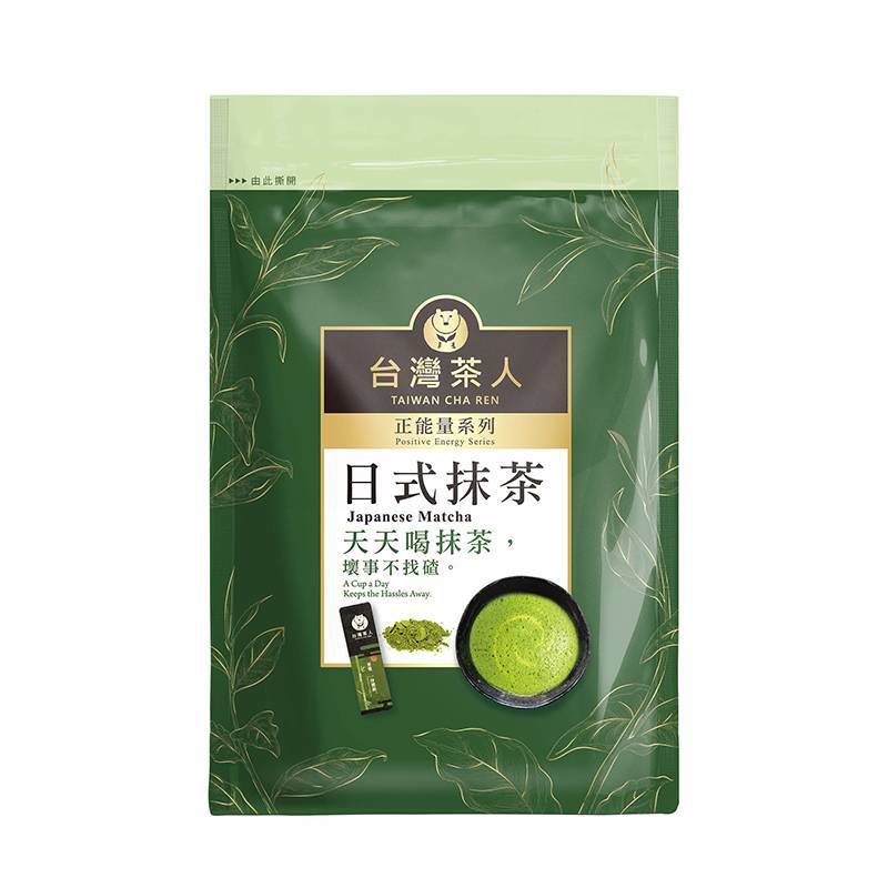 台灣茶人辦公室正能量-日式抹茶粉2gx18 <2g克 x 18 x 1Bag袋>