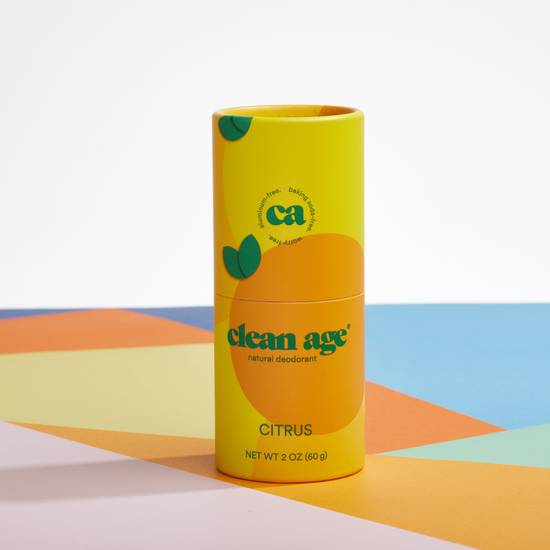 Clean Age Natural Deodorant - Citrus, 2 oz