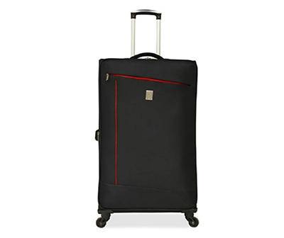 Black 28" Soft Spinner Suitcase