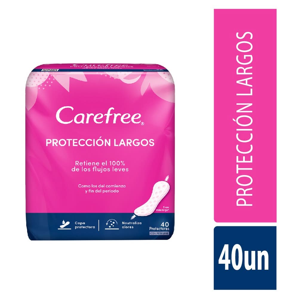 Carefree · Protector diario - Largos (40 un)