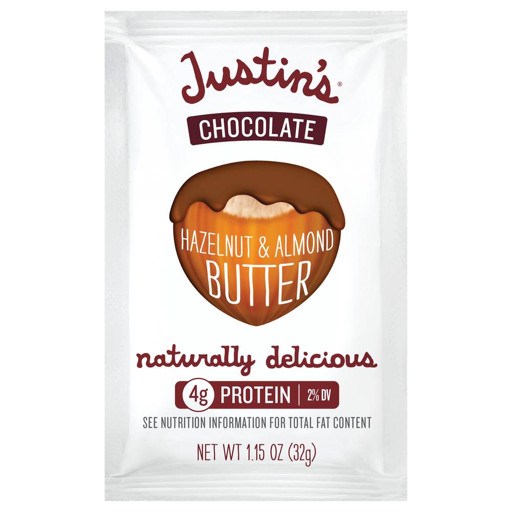 Justin's Hazelnut & Almond Butter Blend (chocolate)