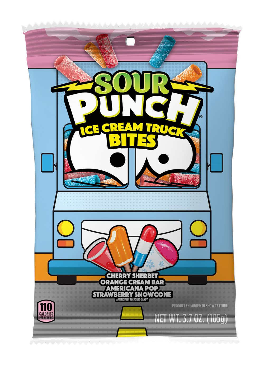 Sour Punch Ice Cream Truck Bites, Assorted (3.7 oz)
