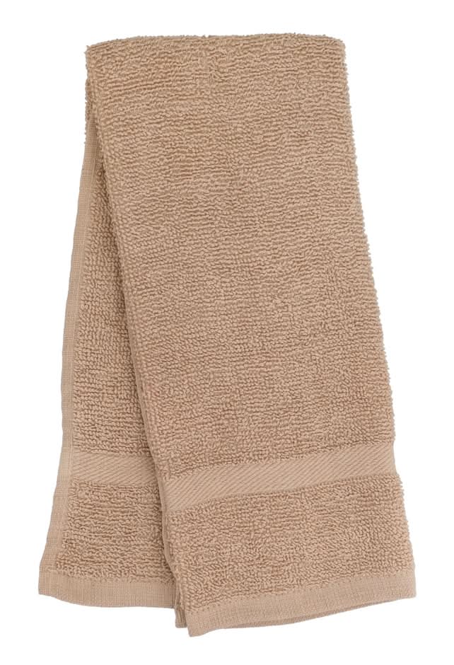 Home Collection Hand Towels, 16x25 in, Taupe