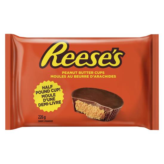 Reese's Peanut Butter Cup Candy- Half Pound Cup (226 g)