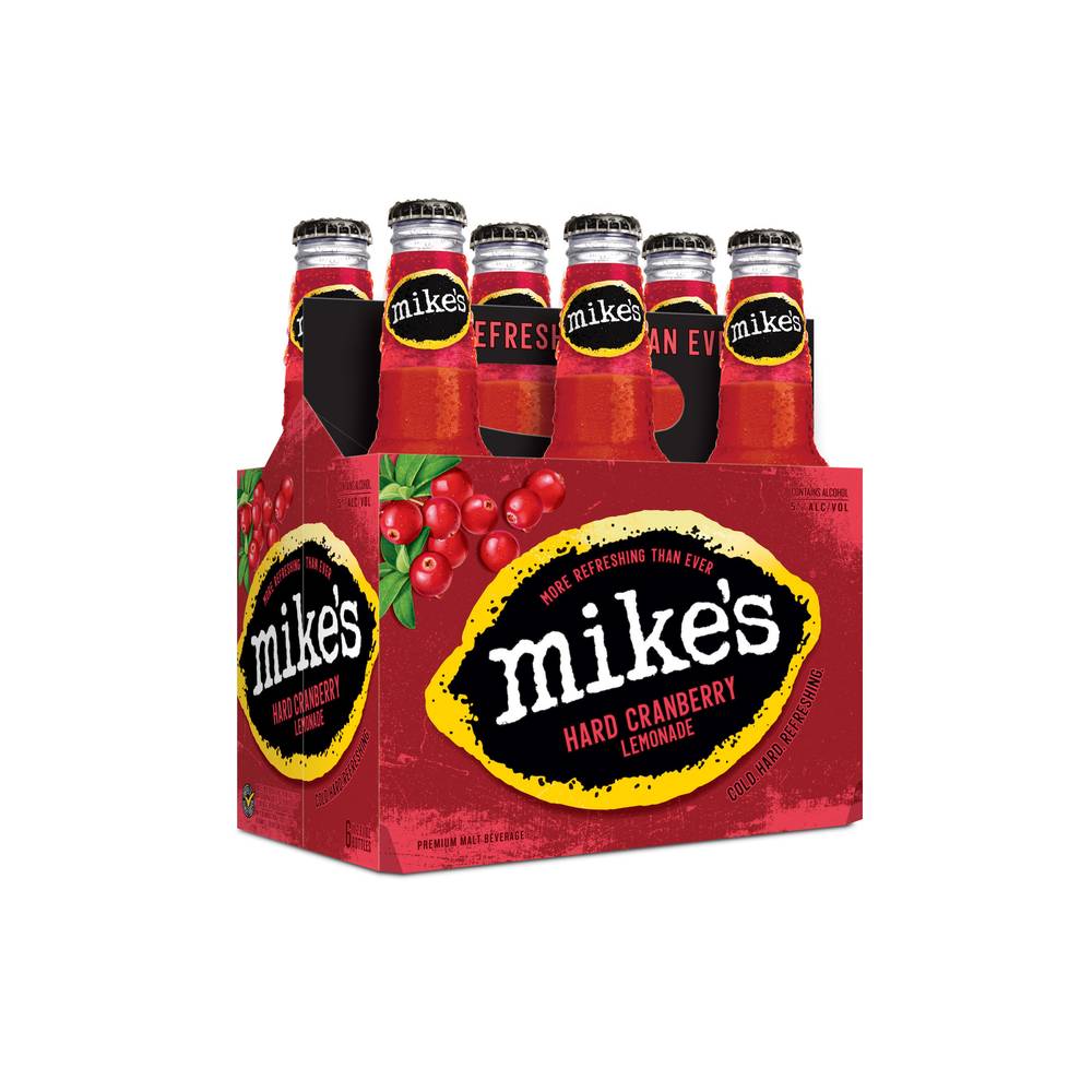 Mike's Premium Malt Beverage Hard Cranberry Lemonade Beer (6 x 11.2 fl oz)