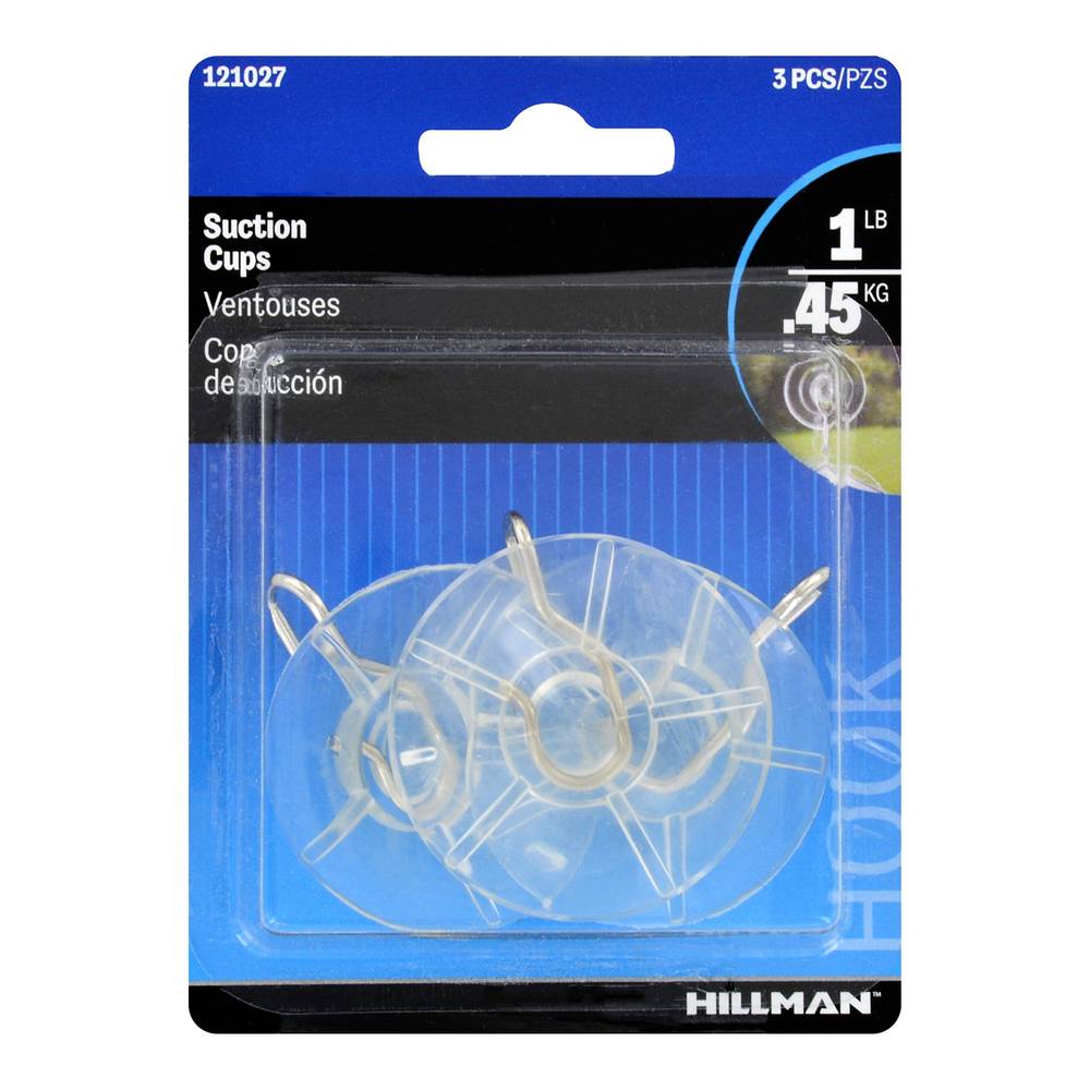 Hillman Hillman Medium Clear Suction Cup | 121027