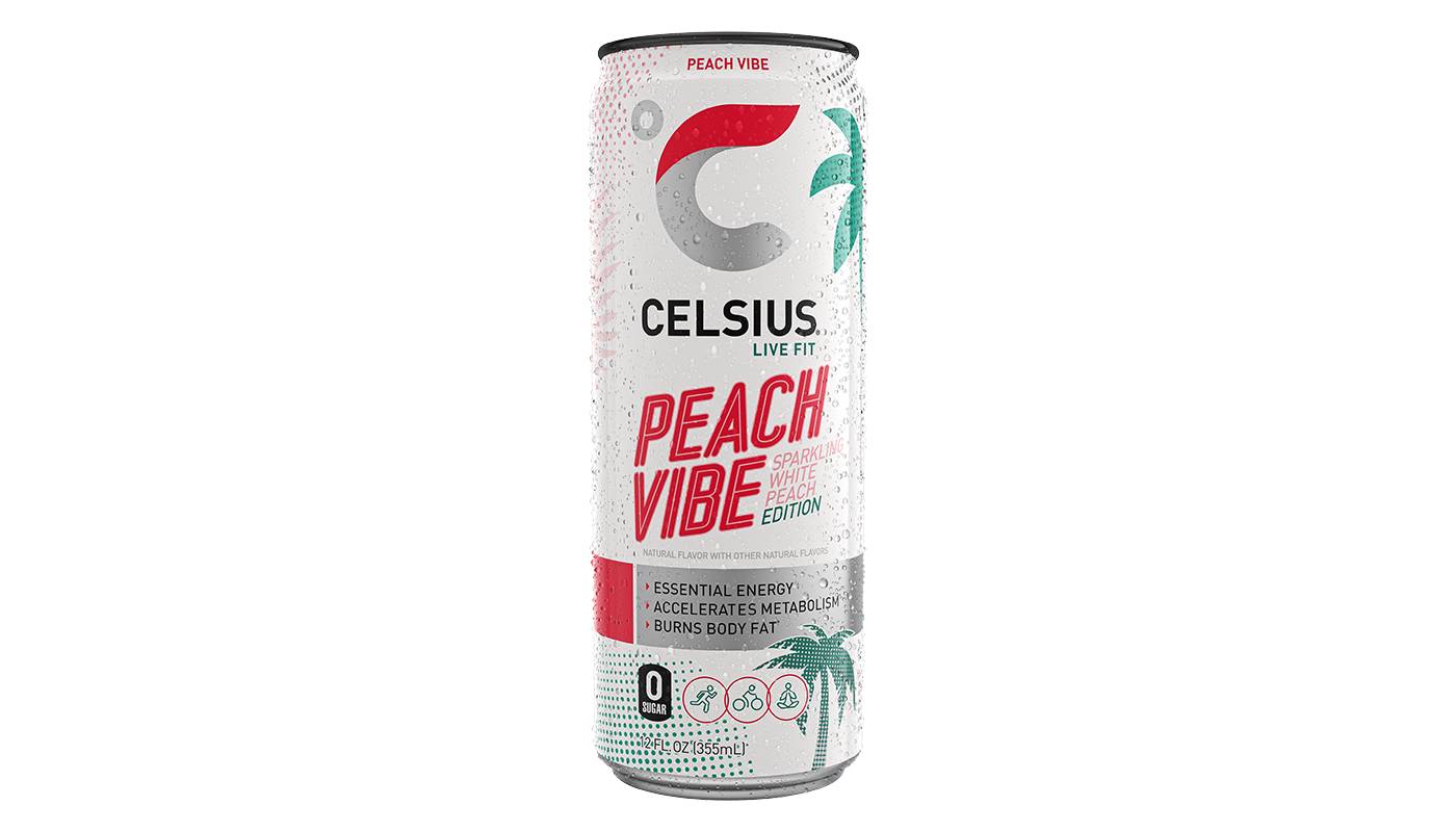 Celsius Sparkling Peach Vibe 12oz