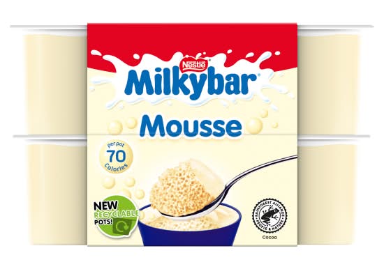 Milkybar White Chocolate, Mousse (4 x 55g)