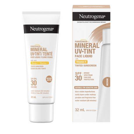 Neutrogena Purescreen+ Mineral Uv Tint Face Liquid Sunscreen (32 ml)