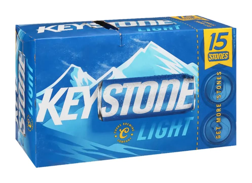 Keystone Light Beer - 15 Pack
