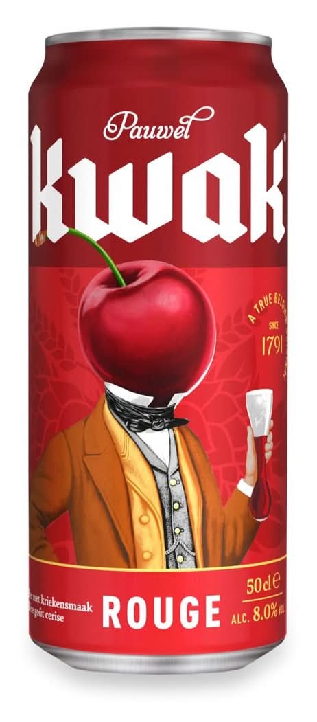 Pauwel Kwak Rouge Bière Goût Cerise Canette 50 cl