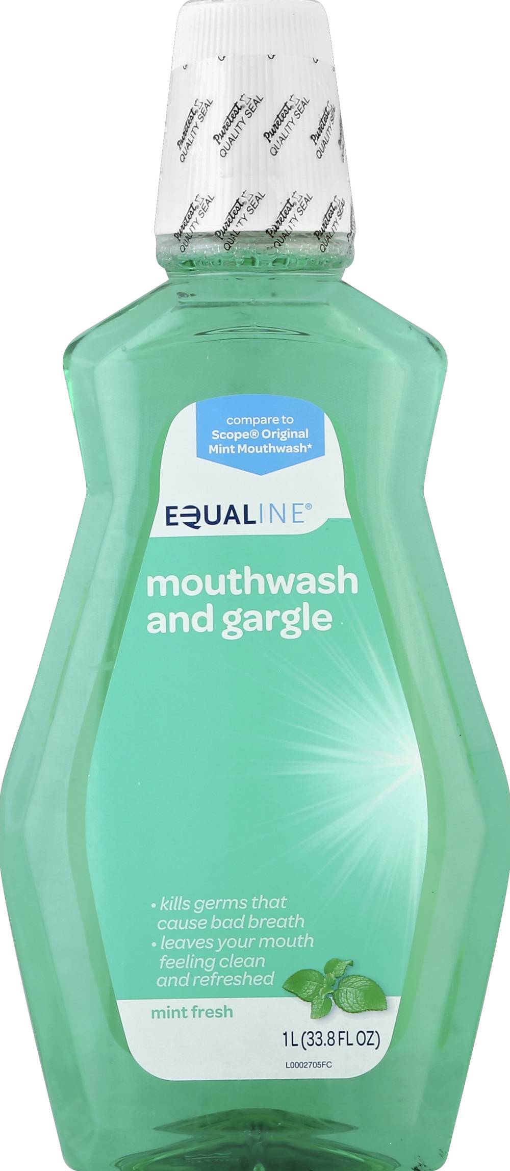 Equaline Mint Fresh Mouthwash and Gargle (33.8 fl oz)