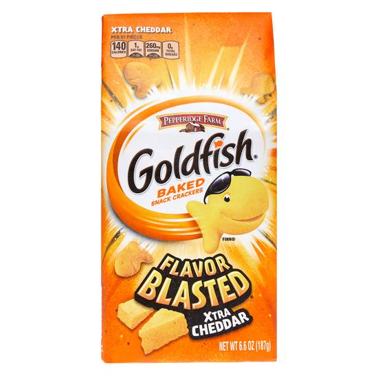 Goldfish Flavor Blasted Xtra Cheddar Crackers 6.6oz