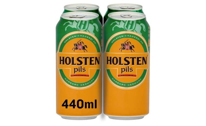 Holsten Pils Cans 4 x 440ml (391557)