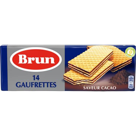 Brun - Gaufrettes au chocolat (14 pièces)