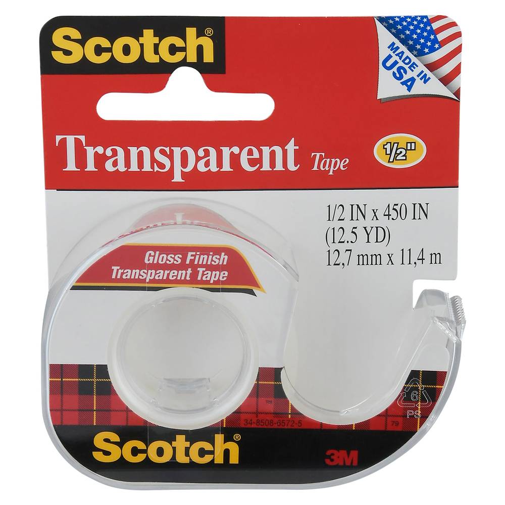 Scotch Gloss Finish Transparent Tape