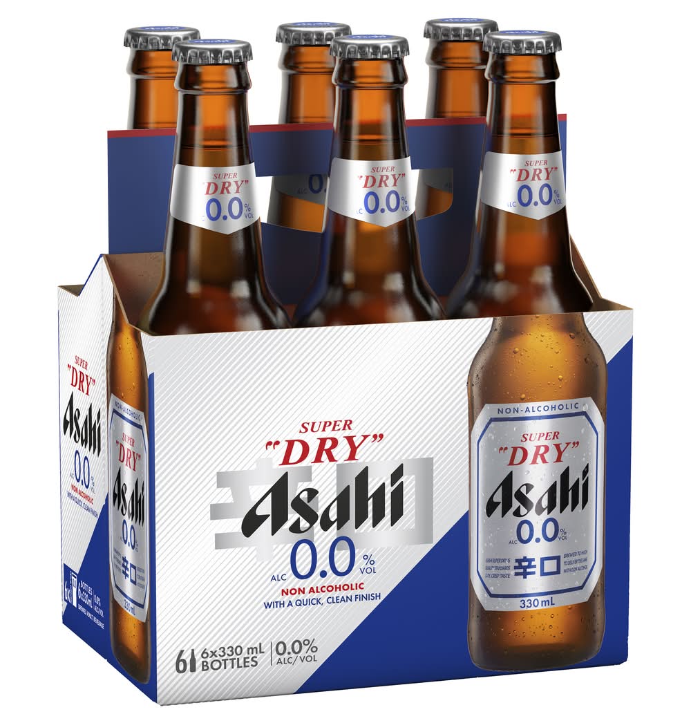 Asahi 0.0% Bottle 330mL x Pack 6