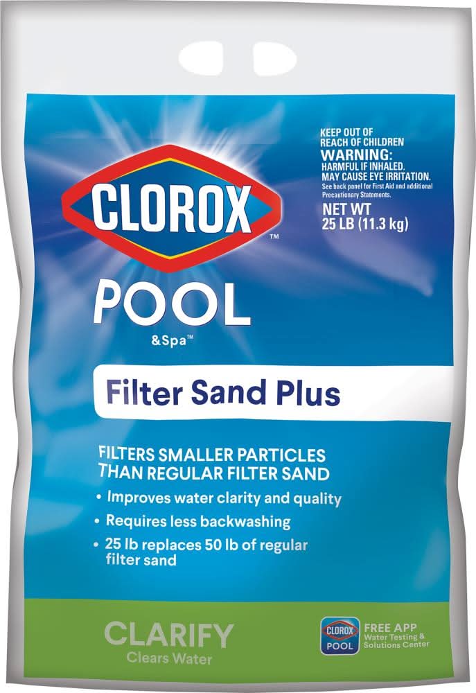 Clorox Pool&Spa Filter Sand Plus 25-lb Pool Water Clarifier | 50025CLX