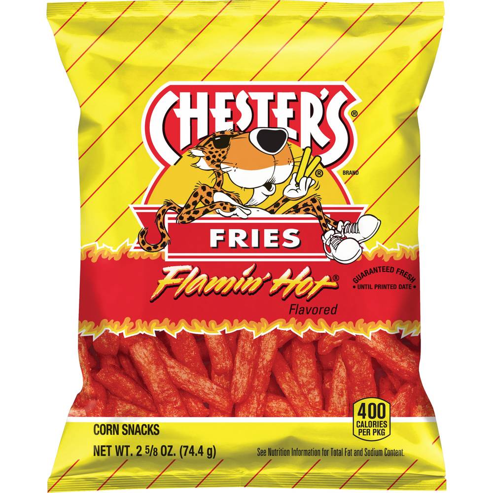 Chester's Fries Corn Snacks (flamin hot)