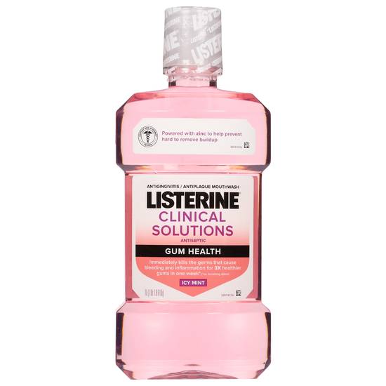 Listerine Clinical Solutions Gum Health Mouthwash (icy mint )
