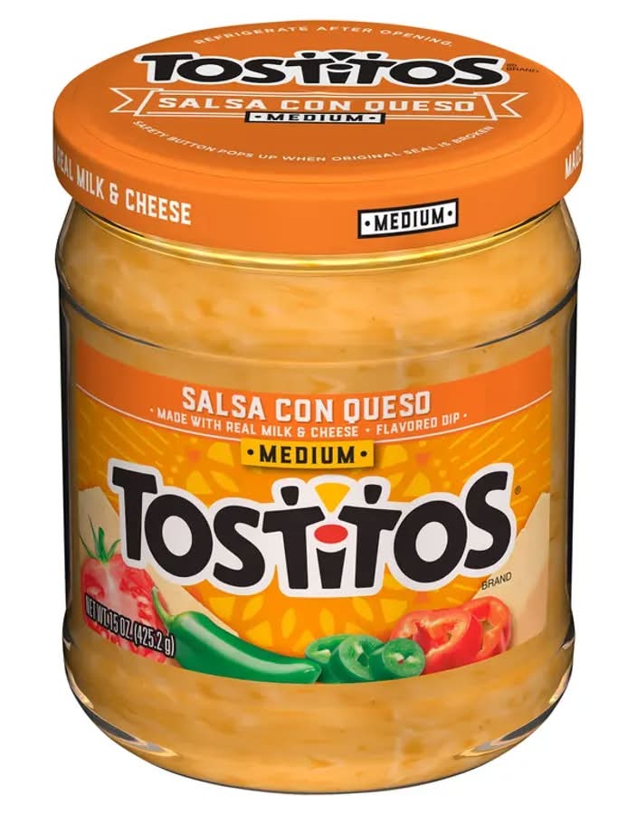 Tostitos Dip Salsa Con Queso Medium