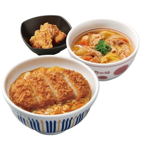 カツ丼 とん汁＆鶏からセット