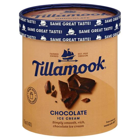 Tillamook Chocolate Ice Cream (1.5 quarts)