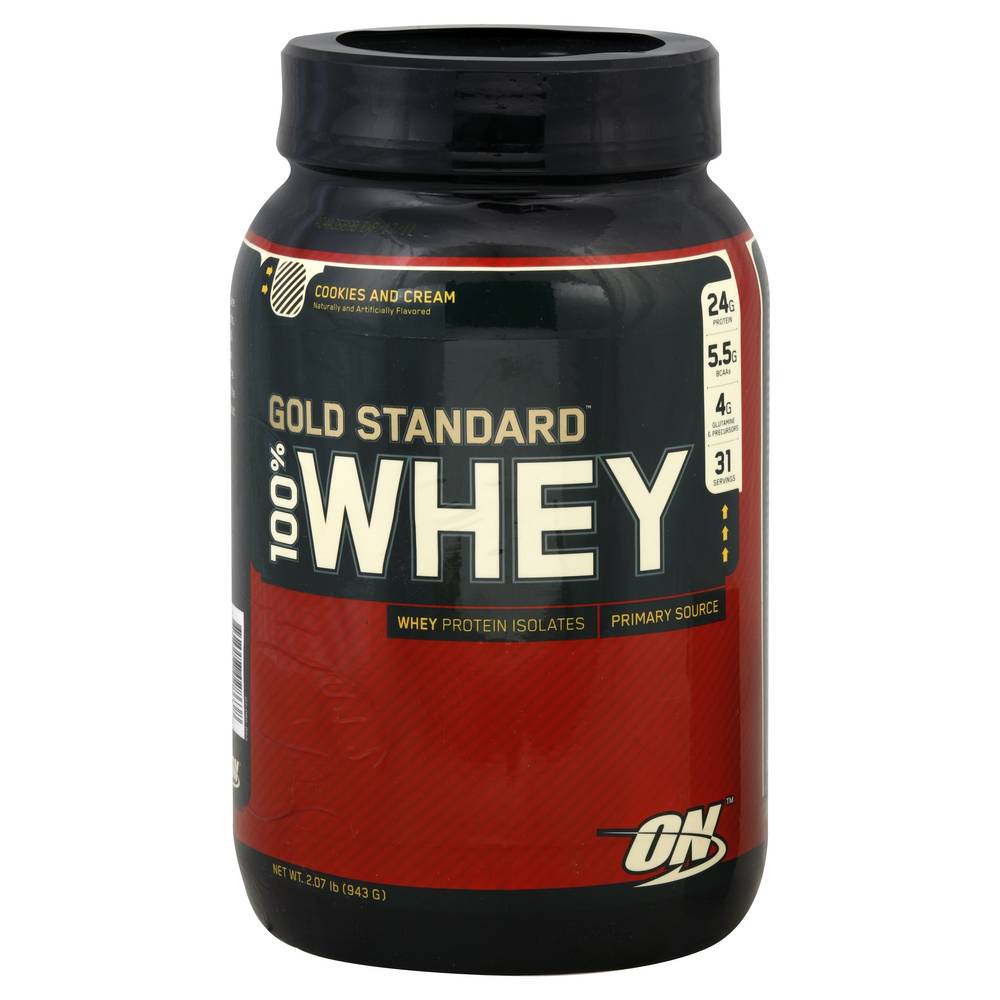 Optimum Nutrition Cookies & Cream Gold Standard 100% Whey (32 oz)