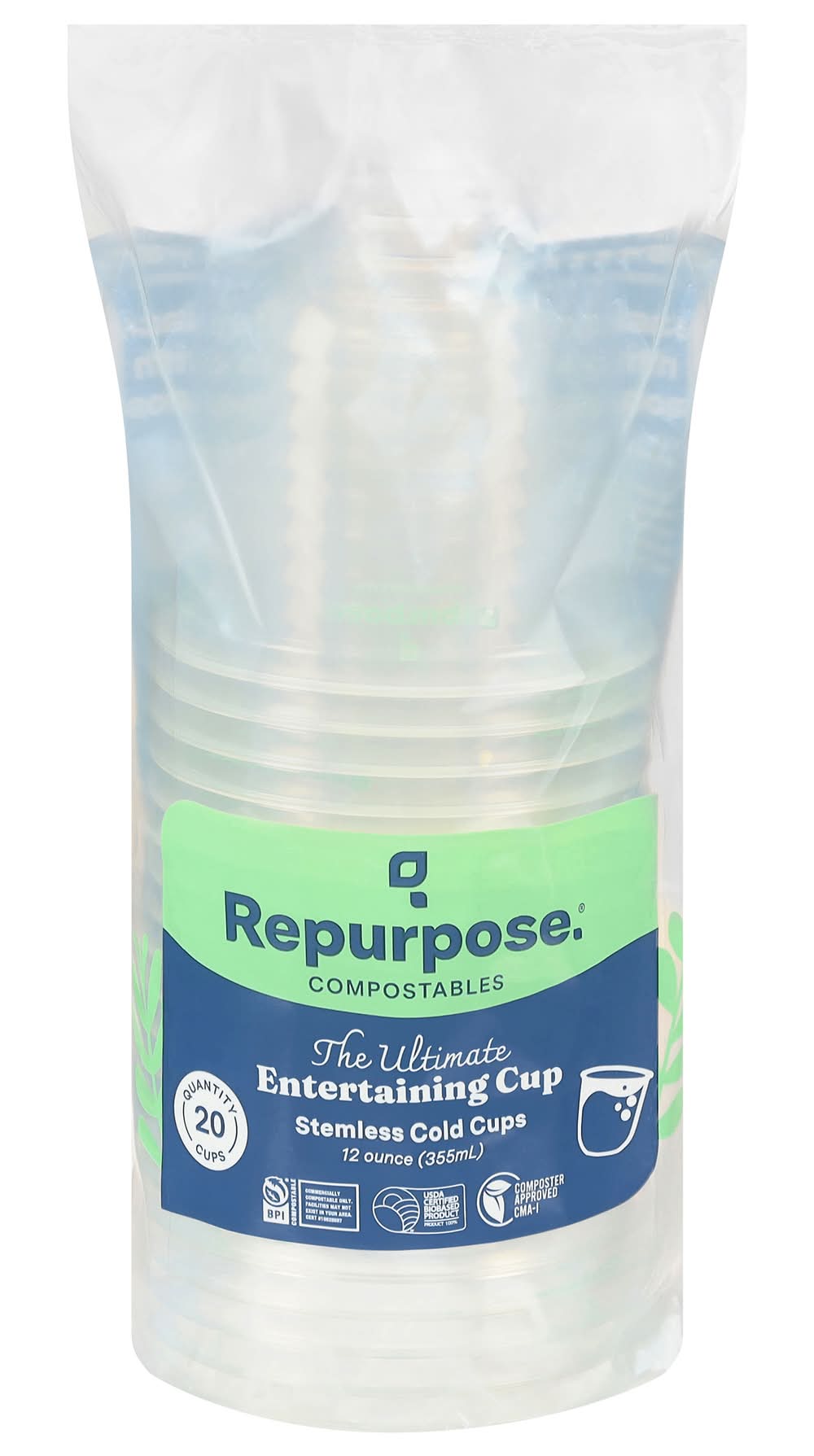 Repurpose Compostable Cold Cups (20 ct)
