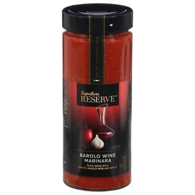 Signature Reserve Barolo Wine Marinara Pasta Sauce