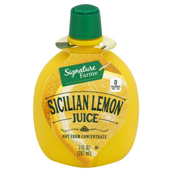 Signature Farms Sicilian Lemon Juice (7 fl oz)