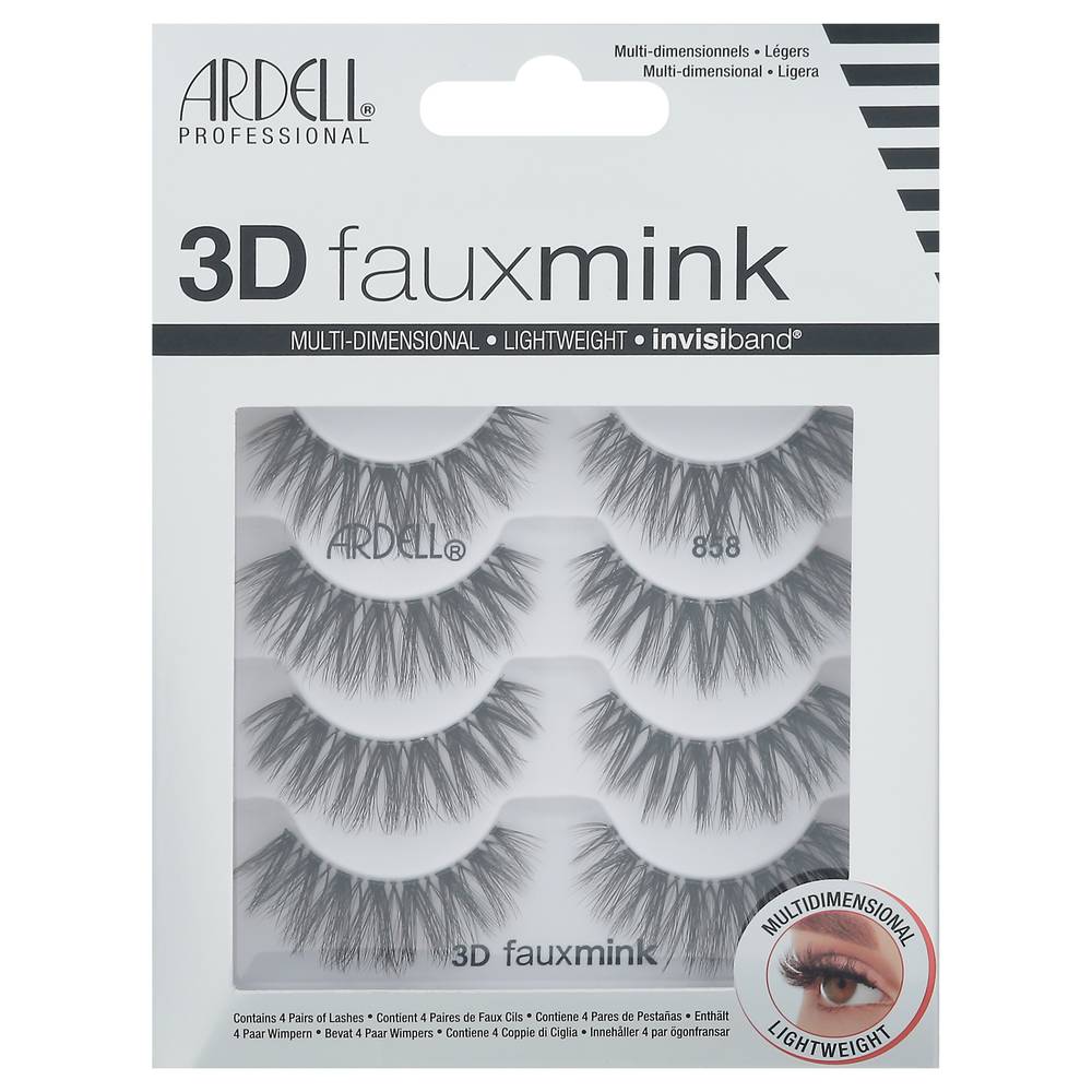 Ardell 3D Fauxmink 858 Lightweight Multi-Dimensional Lashes