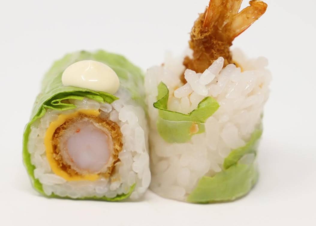 86- Spring roll crevette panée Cheddar yuzu