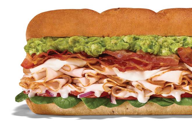 Order #12 Turkey Cali Club™ Footlong Pro (Double Protein) food online from Subway store, Hurricane on bringmethat.com