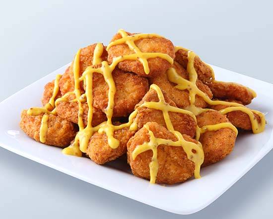 フライドナゲット24ピース(ハニーマスタードソース) Fried Nuggets - 24 Pieces (Honey Mustard Sauce)