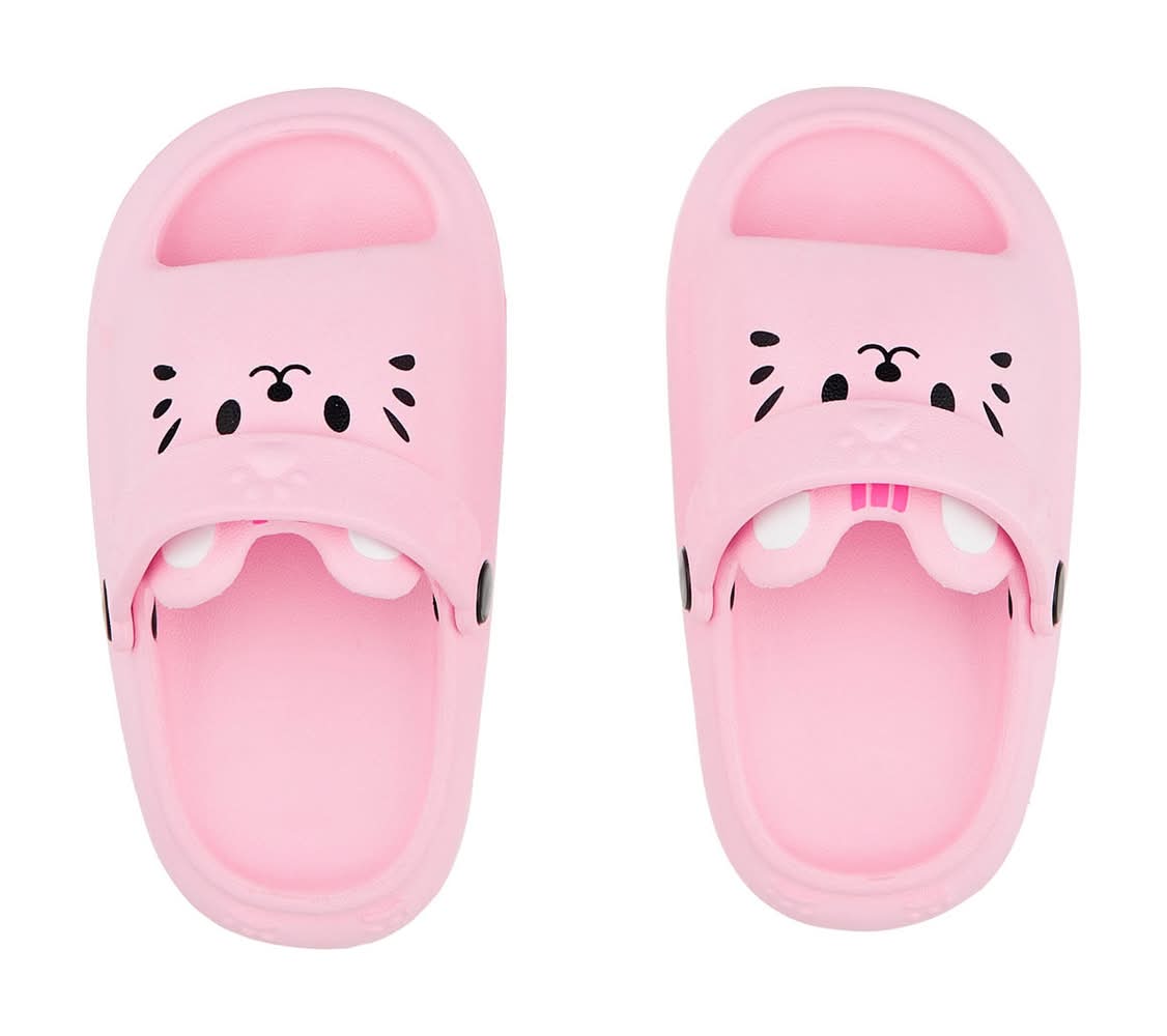 Summer Toddler Girls Cat Slide Sandals, Pink
