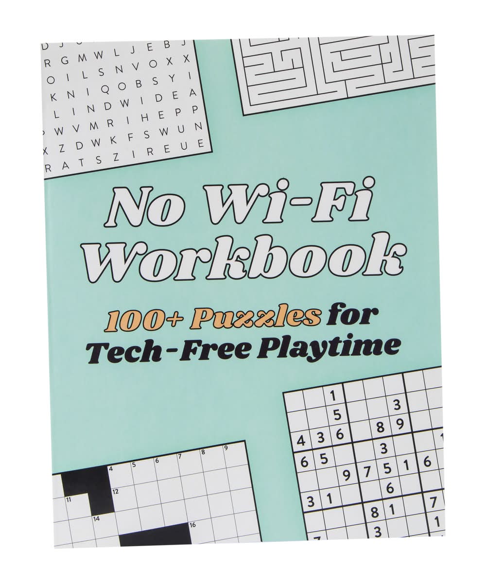 No Wi-Fi Workbook: 100 Puzzles For Tech-Free Playtime