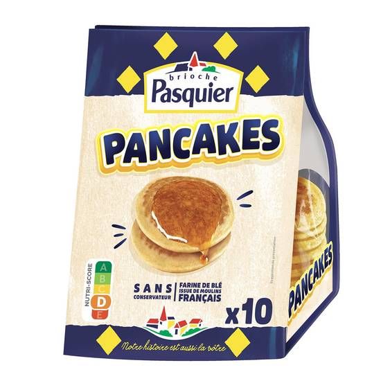 Brioche Pasquier - Pancakes nature (10 pièces)