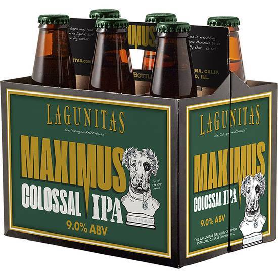 Lagunitas Maximus Ipa Beer (6 ct, 12 fl oz)