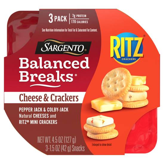 Sargento Balanced Breaks Cheese & Crackers (3 ct)