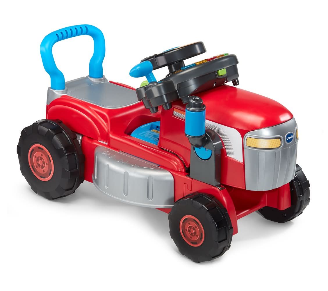 VTech Get Growing Tractor & Mower Interactive Ride Toy Ages 12 To 36 Months